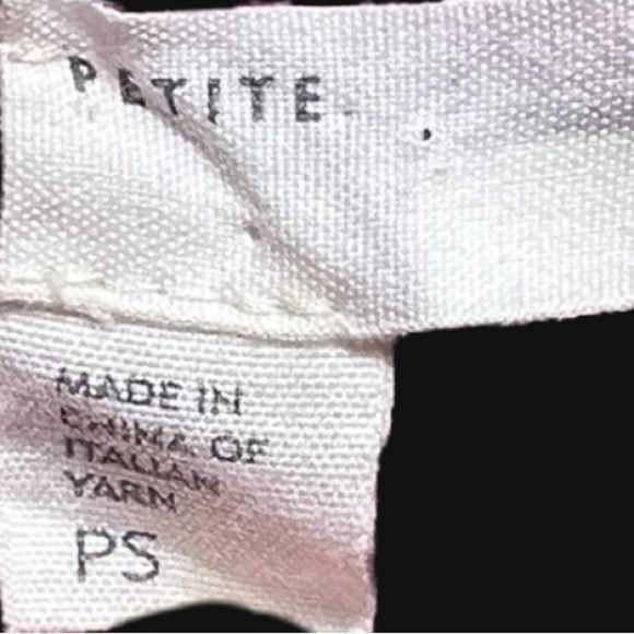 🌻Eileen Fisher Purple Linen Lagenlook Short Sleeve Knit Cardigan Size S Petite - Picture 10 of 13